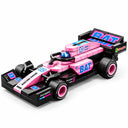 Dify F1 Racing Car Building Blocks Set, 71 PCS Pink Formula Race Car Model Kit, STEM Building Toy for Kids, Teens & Adults | 5 Year Structural Warranty