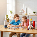 Dify || 2 in 1 Space Rocket & Falcon Heavy Rocket Building Blocks Set || 1000+ Pcs || 6-in-1 STEAM Aerospace Kit || 79 Pcs || Compatible Bricks