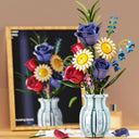 Dify Bunch of Flowers Building Blocks Set (787+ PCS) | Artificial Flower Bouquet DIY Model Kit | Decorative Blocks for Home & Office Décor| LED Lights