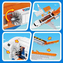 Dify City Airport Airplane Building Blocks Set (715+ PCS) | 3-in-1 Passenger Plane, Radar Tower, Baggage Truck & Shuttle Bus | STEM Toy for Kids 6+ | 5 Year Structural Warranty