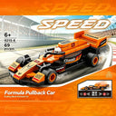 Dify F1 Racing Car Building Blocks Set, 69 PCS Orange Formula Race Car Model Kit, STEM Building Toy for Kids, Teens & Adults | 5 Year Structural Warranty