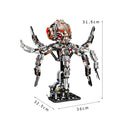 Dify Mechanical Octopus Building Set with Motor – 1900+ PCS Light-Up Sea Animal Model, Powered & Manual Control STEM Construction Kit, Compatible Bricks Collectible Gift for Adults & Teens