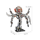 Dify Mechanical Octopus Building Set – 1900+ PCS Light-Up Sea Animal Model, Powered & Manual Control STEM Construction Kit, Compatible Bricks Collectible Gift for Adults & Teens