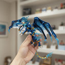 Dify Blue Water Dragon Building Block Set (501 PCS) – Dragon Model Toy for Kids Boys & Girls, Mini Brick Collectible Figure, Creative Construction Gift | 5 Year Structural Warranty