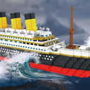 Dify Big Titanic Ship Micro Mini Building Blocks Set with LED Light (3688 Pieces, Complex only for 14+) – DIY Construction Toy, Ship Replica, STEM Gift | 5 Year Structural Warranty