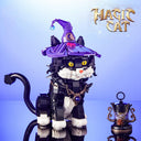 Dify Magic Cat Building Block Set, 1128 Pcs Animal Model with Light-Up Design, Changeable Eyes, DIY Construction Toy, Creative STEM Gift for Children, Teens and Adults