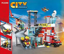 Dify Fire Station Slider Building Block Set, 651+ PCS City Fire Rescue Playset with Action Slider Feature, Fire Truck & Accessories, STEM Construction Toy | 5 Year Structural Warranty