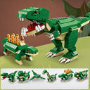 Dify Dinosaur Building Blocks Set – T-Rex Bricks Toy with Triceratops, Stegosaurus & More Dino Figures, 1000+ Pcs, STEM Kit for Kids & Adults, Ages 6+