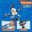 Dify 4-in-1 Space Station Building Block Set, 1078+ PCS Space Exploration Kit with Shuttle, Satellite & Modules, STEM Construction Toy Gift for Kids & Teens