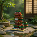 Dify Kids Chinese Architecture Building Blocks Set – Yuejiang Tower Model | 194 Pieces | Compatible with Major Brick Brands | Educational Toy for Kids (6+ Years)