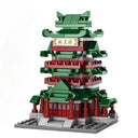 Dify Tengwang Pavilion Building Block Set, 158 Pcs Ocean Chinese Architecture Series, Compatible with Major Brick Brands, 5 Year Structural Warranty