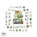 Dify Supermarket Street Scene Building Block Set (745+ PCS) – Mini Mall City Model DIY Kit for Adults & Teens 14+, Creative Construction Toy | 5 Year Structural Warranty