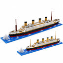 Dify Titanic Ship Micro Mini Building Blocks Set with LED Light (Combo 1878 Pcs + 607 Pcs, Complex only for 14+) – DIY Construction Toy, Ship Replica, STEM Gift | 5 Year Structural Warranty
