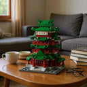 Dify || Ocean Chinese Architecture Series || Tengwang Pavilion Building Block Set || 158 Pcs || Compatible with Major Brick Brands