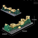 Dify Great Wall of China Building Blocks Set (1407+ Pieces) | Famous Landmark Architecture Model Kit | Detailed Collectible Display Toy | STEM Gift for Teens & Adults