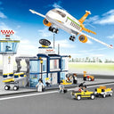 Dify Large International Airport Building Blocks Set (678+ PCS) | Airport Playset with Airplane, Vehicles & Accessories | STEM Construction Toy for Kids 6+