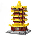 Dify || Ocean Chinese Architecture Series || Yellow Crane Tower Building Block Set || 167 Pcs || Compatible with Major Brick Brands