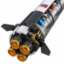 Dify || Space Saturn V Bundling Block Set with Launch Stand || Translucent Spaceship Model || 846pcs || STEM Toy & Collectible Display for Home Office