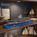 Dify Plastic Warship Model Micro Building Blocks Set – 1878+ Pieces Ship Model Assembly Toy, DIY Brick Game (Complex only for Adults Ages 14+) Collectors Gift