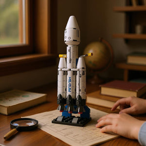 Dify Kids Space Series || Falcon Heavy Rocket Building Blocks Set || 79 Pcs || Compatible with Major Brick Brands