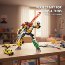 Dify 6-in-1 Robot Building Blocks Set (839+ PCS) | Transforming Mech Models Construction Kit | STEM Educational Toy for Kids & Teens | Creative Play Set | 5 Year Structural Warranty