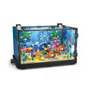 Dify 755 pcs Aquarium Fish Tank Building Block Set with LED Lights, Rotatable Knob, Shark & Marine Life Toy for Kids Adults