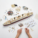 Dify Titanic Ship Micro Mini Building Blocks Set – 1878 Pieces 3D Titanic Model, DIY Micro Blocks Construction Toy, STEM Gift for Adults & Kids Age 14+