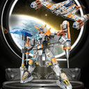 Dify Title 2-in-1 Space Plane Building Block Set (Model 9316), 689+ PCS Transforming Aircraft & Spacecraft Kit, STEM Construction Toy Gift for Kids & Teens