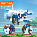 Dify 4-in-1 Airplane Building Block Set, 936+ PCS Multi-Model Aircraft Kit with Passenger Plane, Cargo Plane & Airport Vehicles, STEM Construction Toy | 5 Year Structural Warranty