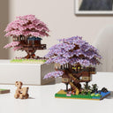 Dify Cherry Blossom Bonsai Tree Building Set (2151+ PCS) – Japanese Sakura Tree House Model with LED Lights, Pink Mini Bricks DIY Kit, Creative Collectible Décor Gift for Teens & Adults 14+