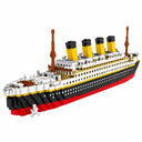 Dify Big Titanic Ship Micro Mini Building Blocks Set with LED Light (3688 Pieces, Complex only for 14+) – DIY Construction Toy, Ship Replica, STEM Gift | 5 Year Structural Warranty
