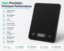 Dify Digital Kitchen Weighing Scale 5kg | 1g High Precision | g/ml/oz/lb Units | Tare Function | Ultra Slim Design | LCD Display | Auto Off | 5 Years Warranty (White)