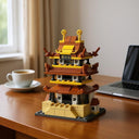 Dify || Ocean Chinese Architecture Series || Tianxin Pavilion Building Block Set || 167 Pcs || Compatible with Major Brick Brands
