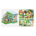 Dify Garden LED House Building Block Set, 626+ PCS DIY Mini House with Lights, Creative Garden Cottage Model Kit, Construction Toy Gift for Kids & Teens
