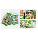 Dify Sun Room LED House Building Block Set, 551+ PCS DIY Mini House with Lights, Modern Sunroom Cottage Model Kit, Creative Construction Toy | 5 Year Structural Warranty