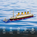 Dify Titanic Ship Micro Mini Building Blocks Set with LED Light (607 Pieces, Complex only for 14+) – DIY Construction Toy, Ship Replica, STEM Gift | 5 Year Structural Warranty