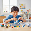 Dify 2-in-1 Construction Blocks Passenger Airplane & Robot Toy, 417 Pieces Building Set, STEM Educational DIY Kit for Kids Boys & Girls Ages 6+