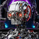 Dify Mechanical Skull Building Block Set (1099+ PCS) – Poseable 3D Steampunk Skull Model with Moving Jaw, STEM DIY Construction Kit, Gothic Horror Décor Collectible Gift for Ages 14+