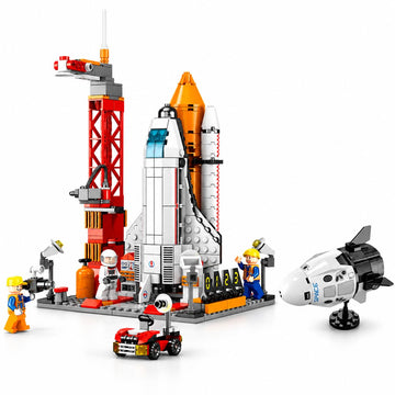 Dify 8861 Space Ship Rocket & Launcher + Capsule 88 PCS Combo (Complex only for 14+), STEAM Aerospace Building Kit for Kids, 5-Year Structural Warranty