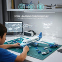 Dify 4-in-1 Airplane Building Block Set, 936+ PCS Multi-Model Aircraft Kit with Passenger Plane, Cargo Plane & Airport Vehicles, STEM Construction Toy