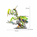 Dify Mechanical Mantis Building Set – 999+ PCS Light-Up Insect Model Kit, Articulated STEM Animal Construction Toy, Display Collectible Gift for Kids Teens & Adults