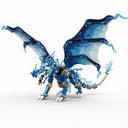Dify Blue Water Dragon Building Block Set (501 PCS) – Dragon Model Toy for Kids Boys & Girls, Mini Brick Collectible Figure, Creative Construction Gift | 5 Year Structural Warranty