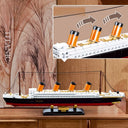 Dify Ship Building Blocks Set with Miniature Characters for Kids on Birthday, Children's Day, Special Occasions for Boys & Girls 481+ Pcs