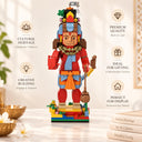 Dify Hanuman Ji Building Block Set, Indian Devotional Figure Model, Creative Construction Toy with Decorative Design, Cultural Building Activity for Home Display, Collection and Gifting