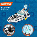 Dify 4-in-1 Police Truck Building Block Set, 1085+ PCS Multi-Model Police Vehicle Kit with Truck, Patrol Units & Accessories, STEM Construction Toy | 5 Year Structural Warranty
