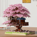 Dify Cherry Blossom Bonsai Tree Building Set (2151+ PCS) – Japanese Sakura Tree House Model with LED Lights, Pink Mini Bricks DIY Kit, Creative Collectible Décor Gift for Teens & Adults 14+