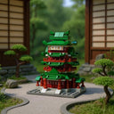 Dify Tengwang Pavilion Building Block Set, 158 Pcs Ocean Chinese Architecture Series, Compatible with Major Brick Brands, 5 Year Structural Warranty