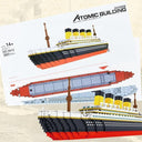 Dify Big Titanic Ship Micro Mini Building Blocks Set with LED Light (3688 Pieces, Complex only for 14+) – DIY Construction Toy, Ship Replica, STEM Gift | 5 Year Structural Warranty