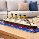 Dify Titanic Ship Micro Mini Building Blocks Set with LED Light (607 Pieces, Complex only for 14+) – DIY Construction Toy, Ship Replica, STEM Gift | 5 Year Structural Warranty