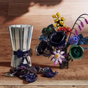 Dify Dark Purple Rose Building Blocks Set (982+ PCS) | Artificial Rose Flower DIY Model Kit | Elegant Floral Décor for Home & Office